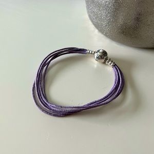 PANDORA MOMENTS LAVENDER MULTI-STRAND BRACELET (DISCONTINUED) | LAVENDER